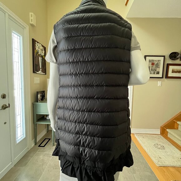 Moncler Vest w/Hood - Longe Saison - Black - Size 3 - Authentic - Picture 4 of 17